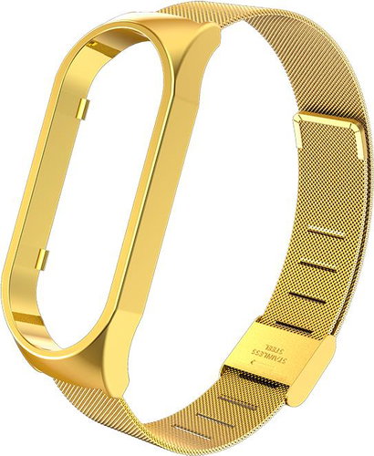 Strapido milánský tah pro Mi Band 7, Zlatý - Smartwatch-Armband - Hauptbild