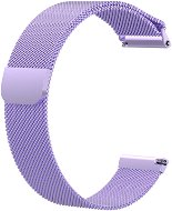 Strapido milánsky ťah na Quick release 22 mm, Svetlo fialový - Remienok na hodinky