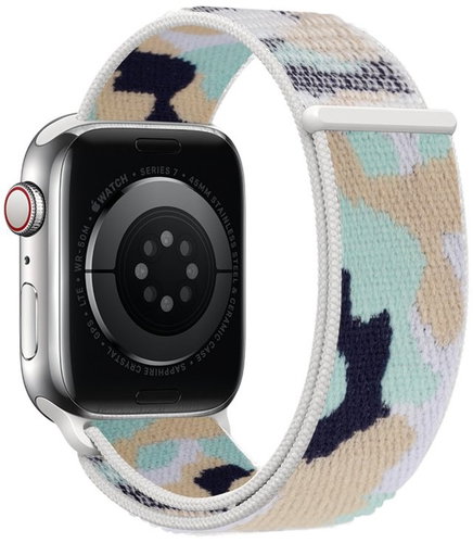 Strapido Nylon CAMO für Apple Watch 42/44/45 mm Camouflage Beige - Smartwatch-Armband - Hauptbild