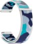 Strapido nylonový CAMO pre Quick release 20 mm Modrý kamufláž - Remienok na hodinky