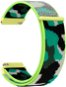 Strapido nylonový CAMO pre Quick release 20 mm Svetlo zelený kamufláž - Remienok na hodinky