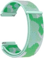 Strapido nylonový CAMO pre Quick release 20 mm Zelený kamufláž - Remienok na hodinky
