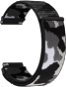 Strapido nylonový CAMO pre Quick release 22 mm Čierny kamufláž - Remienok na hodinky