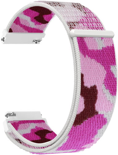 Strapido Nylon CAMO für Quick Release 22 mm Violett Camouflage - Smartwatch-Armband - Hauptbild
