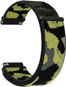 Strapido nylonový CAMO pro Quick release 22 mm Žlutá kamufláž - Watch Strap