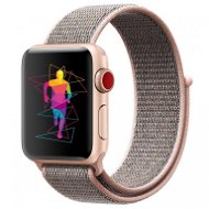 Strapido nylonový pro Apple Watch 42/44/45 mm Pískově růžový - Watch Strap