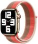 Strapido nylónový na Apple Watch 42/44/45 mm Ružovo-hnedý - Remienok na hodinky