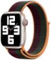 Strapido nylónový na Apple Watch 42/44/45 mm Vínovo-oranžovo zelený - Remienok na hodinky