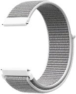 Strapido nylonový pro Quick release 20 mm Bílo šedý - Watch Strap
