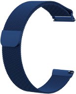 Strapido milánsky ťah na Quick release 20 mm, Tmavo modrý - Remienok na hodinky