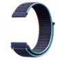 Strapido nylónový na Quick release 22 mm Modrý - Remienok na hodinky