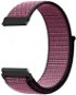 Strapido nylonový na Quick release 22 mm Ružovo-čierny - Remienok na hodinky