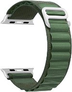 Strapido nylonový se sponou pro Apple Watch 38/40/41 mm Armádně zelený - Watch Strap