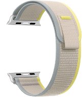 Strapido nylonový sťahovací na Apple Watch 38/40/41 mm Žlto-béžový - Remienok na hodinky
