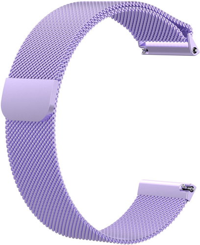 Strapido milánský tah pro Quick release 20 mm, Světle fialový - Watch Strap - Main image