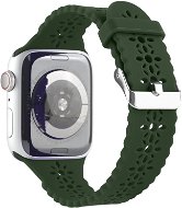 Strapido perforovaný s přezkou pro Apple Watch 38/40/41 mm Armádně zelený - Watch Strap