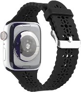 Strapido perforovaný s přezkou pro Apple Watch 38/40/41 mm Černý - Watch Strap