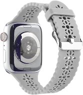 Strapido perforovaný s přezkou pro Apple Watch 38/40/41 mm Šedý - Watch Strap