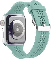 Strapido perforovaný s prackou pre Apple Watch 38/40/41 mm Tlmeno zelený - Remienok na hodinky