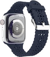Strapido perforovaný s prackou pre Apple Watch 38/40/41 mm Tmavo modrý - Remienok na hodinky