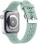 Strapido perforovaný s přezkou pro Apple Watch 42/44/45 mm Zelenošedý - Watch Strap