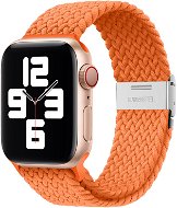 Strapido pletený pre Apple Watch 38/40/41 mm Oranžový - Remienok na hodinky