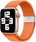 Strapido pletený pre Apple Watch 38/40/41 mm Oranžový - Remienok na hodinky