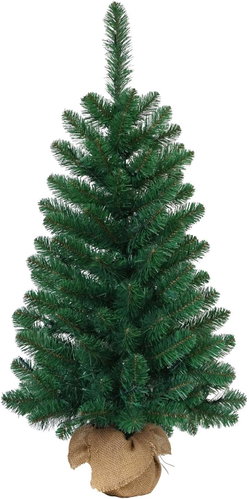 MagicHome Rudolf fir in jute 90 cm - Christmas Tree - Main image
