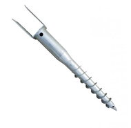 Zone ground screw VZH 80 × 900 mm, type U - Foot Anchor