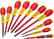 Stanley FATMAX Set of Insulated Screwdrivers 1000V 10 pieces in Case 0-62-573 - Screwdriver Set