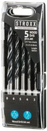 STROXX five-piece wood drill set, O 3-8 mm, hexagonal shank - Drill Set