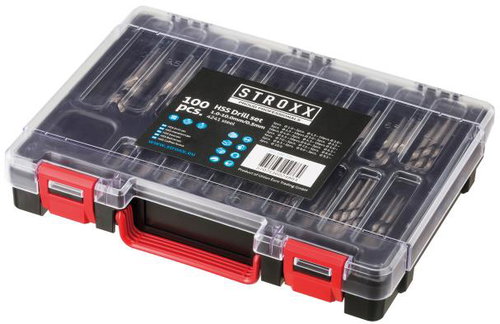STROXX set of HSS metal drill bits, 100-piece, O 1-10 mm - Drill Set - Main image