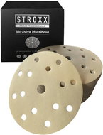 STROXX Sanding papers with holes, grit 120, diameter 150 mm, 100 pcs/pack - Sandpaper