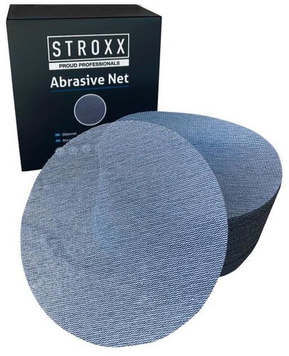 STROXX Abranet abrasive papers, grit 180, diameter 150 mm, 50 pcs/pack - Sandpaper - Main image