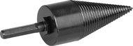 Strend Pro Splitting mandrel, cone, 42 mm, adapters HEX 1/2 and SDS+, for wood - Wedge