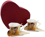 Home Elements Set of two cups with saucers and spoons, Klimt - Cup
