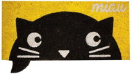 Home Elements Rubber coconut mat Miau - yellow 32 × 68 cm - Doormat