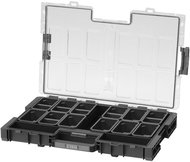 STROXX Storage box L with transparent lid 531 × 379 × 77 mm, 12 multifunctional compartments - Organiser