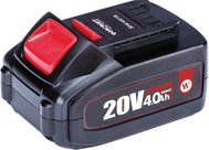 Worcraft Battery CLB - 20V - 4.0HC ShareSYS 4000 mAh, S20Li, fast charging - Rechargeable Battery for Cordless Tools