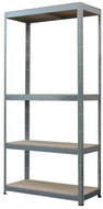 Strend Pro Rack 4 shelves, 750 × 300 × 1500 mm - Shelving Unit