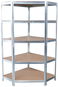 Strend Pro RAT80 rohový, 5 polic, 1800 × 900 × 400 mm - Regál