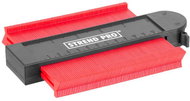 Strend Pro DG681 contour shape template, 125 × 130 mm, with pattern lock and magnet - Template