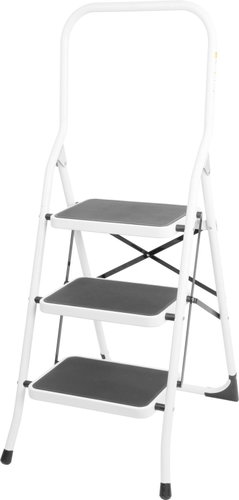 Strend Pro Ladder LFT130 3 steps, steel, EN14183 - Stepladder - Main image
