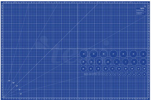 Texi Blue cutting mat 90 × 60 cm - Cutting Mat - Main image