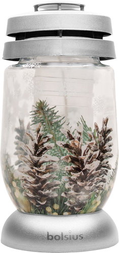 Strend Pro Candleholder 3D Christmas cones, with refill 36 h - Candle - Main image