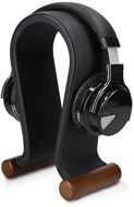 Sortland Stojan na sluchátka Lodingen | černá syntetická kůže - Headphone Stand
