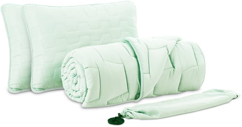 Dormeo Adaptive Go Set polštář 50x70 a přikrývka 140x200, mentolově zelený - Ložní sada - Main image