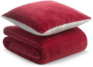 Set deky a polštáře DORMEO WARM HUG červená 2022 RED LINES CZ 130X190 - Polštář