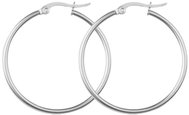 STYLE4 Round earrings Elise, silver steel - Earrings