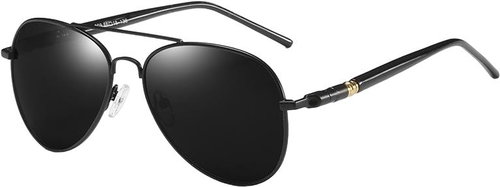 STYLE4 Pilots, polarized, black - Sunglasses - Main image